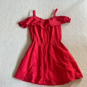 Girls red dress